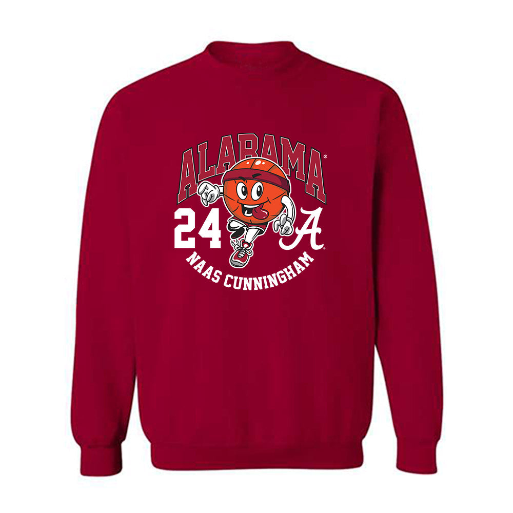 Alabama - NCAA Men's Basketball : Naas Cunningham - Fashion Shersey Crewneck Sweatshirt