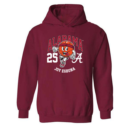 Alabama - NCAA Women's Basketball : Joy Egbuna - Fashion Shersey Hooded Sweatshirt-0