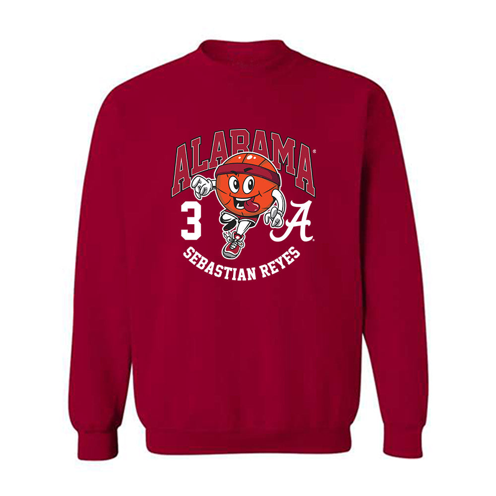 Alabama - NCAA Men's Basketball : Sebastian Reyes - Fashion Shersey Crewneck Sweatshirt