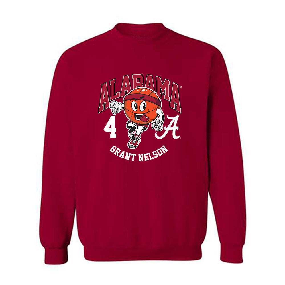 Alabama - NCAA Men's Basketball : Grant Nelson - Fashion Shersey Crewneck Sweatshirt-0