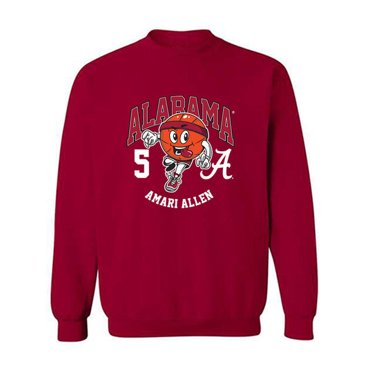 Alabama - NCAA Men's Basketball : Amari Allen - Fashion Shersey Crewneck Sweatshirt-0