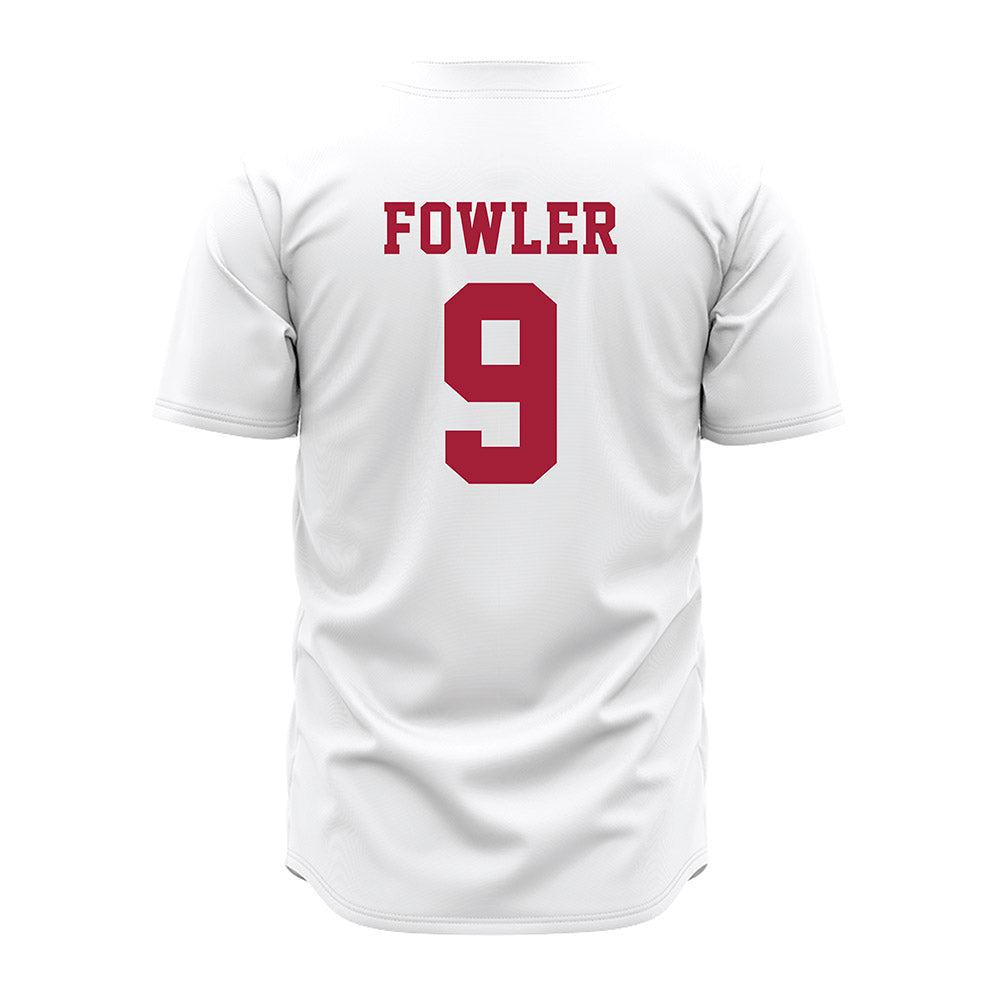 Alabama - NCAA Baseball : Bryce Fowler - White Jersey-3