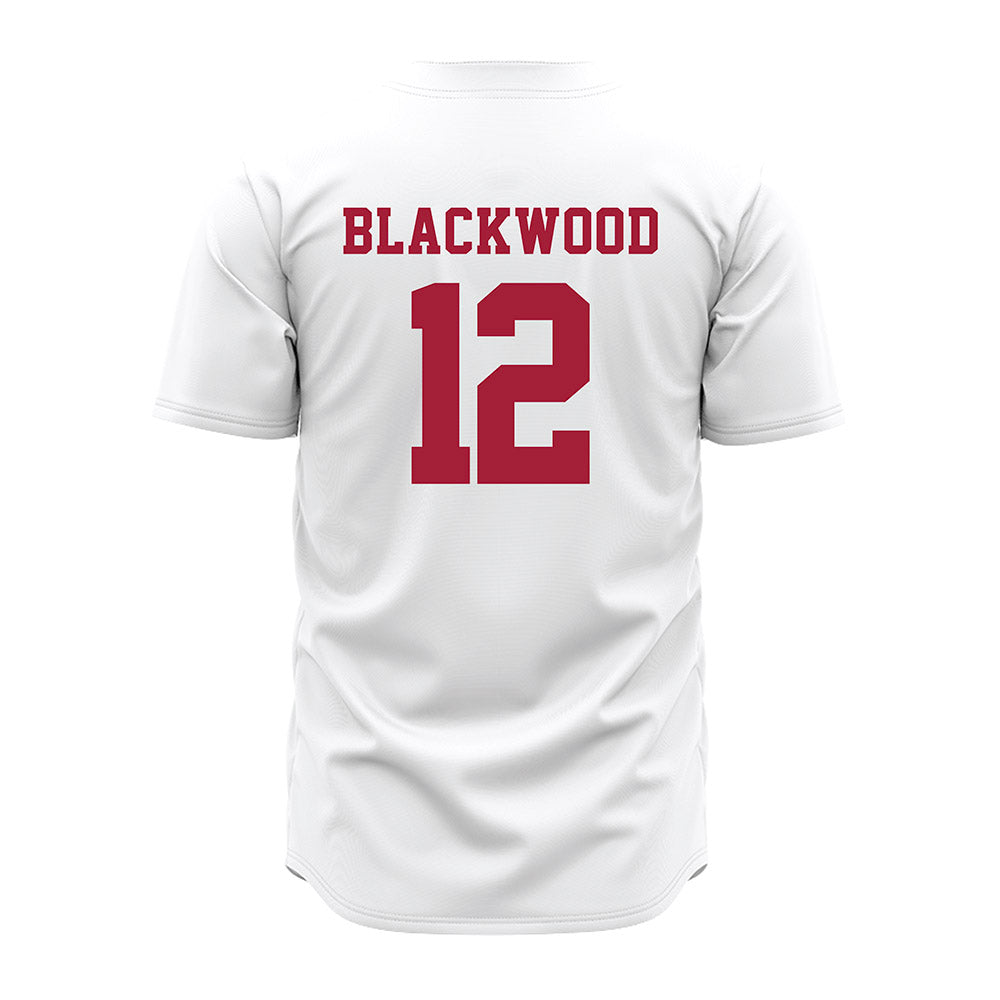 Alabama - NCAA Baseball : JT Blackwood - White Jersey-3