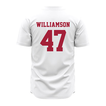 Alabama - NCAA Baseball : Jojo Williamson - White Jersey-3