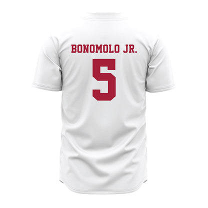 Alabama - NCAA Baseball : Richie Bonomolo Jr. - White Jersey-3
