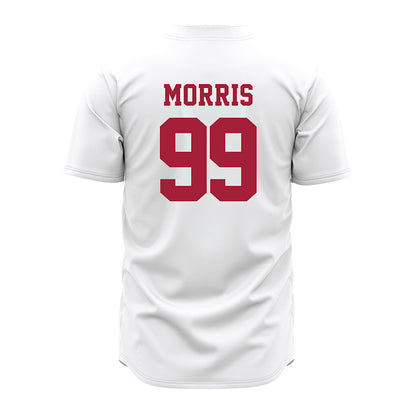 Alabama - NCAA Baseball : Austin Morris - White Jersey-2