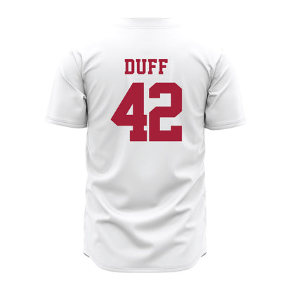 Alabama - NCAA Baseball : Ahmaad Duff - White Jersey-2