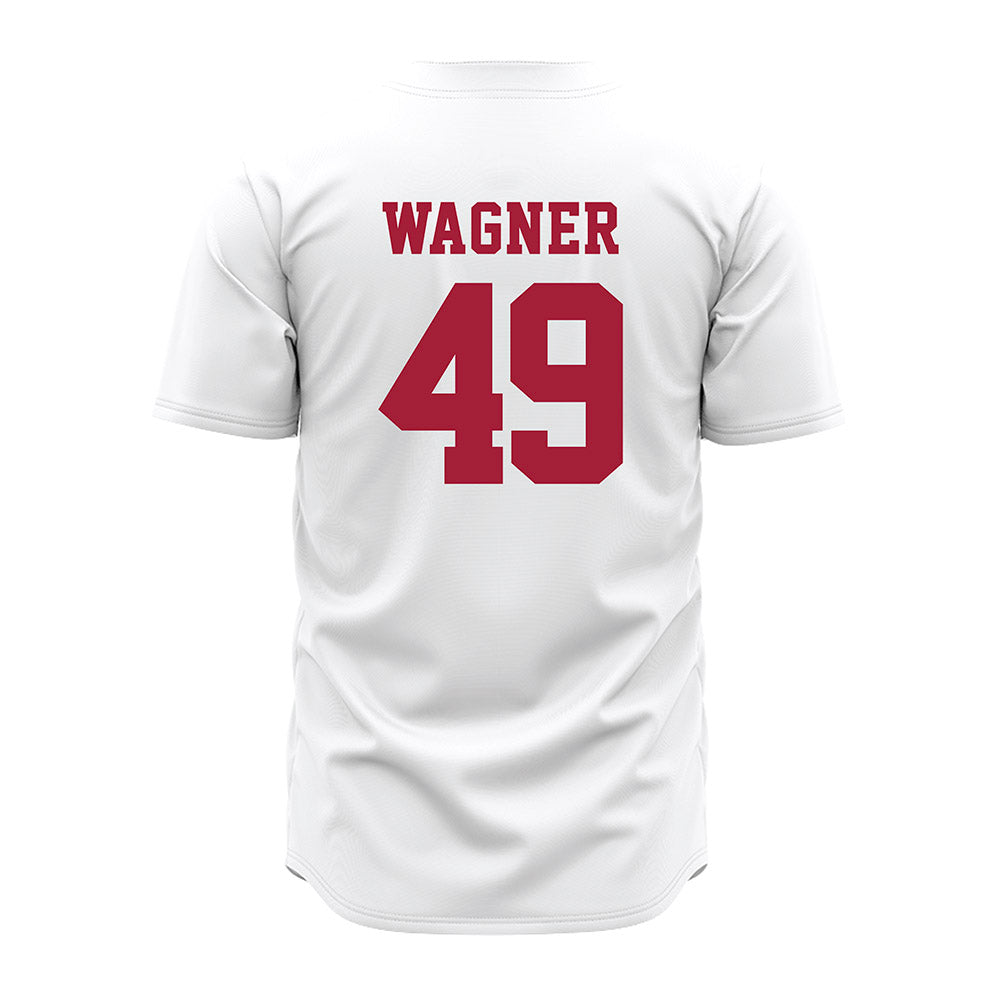 Alabama - NCAA Baseball : Nash Wagner - White Jersey-2