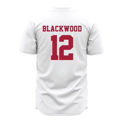 Alabama - NCAA Baseball : JT Blackwood - White Jersey-2