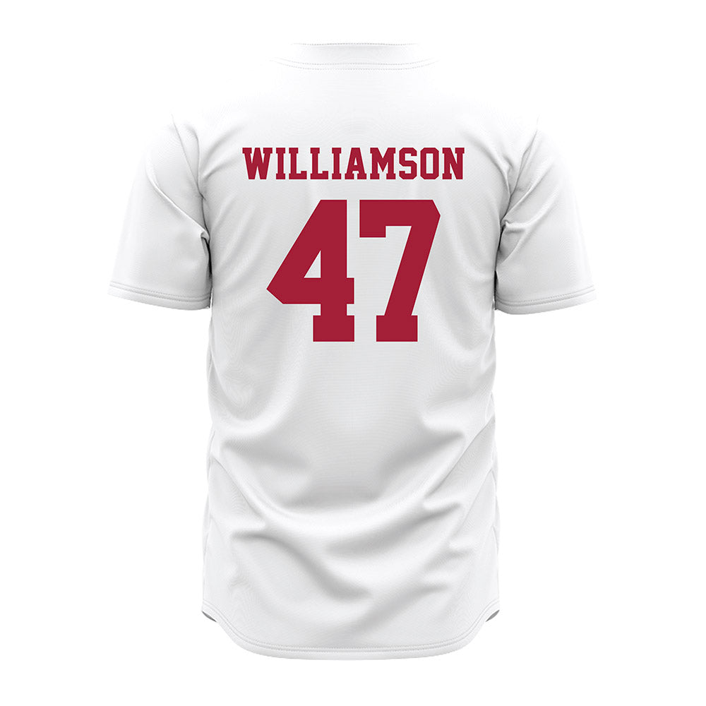 Alabama - NCAA Baseball : Jojo Williamson - White Jersey-2