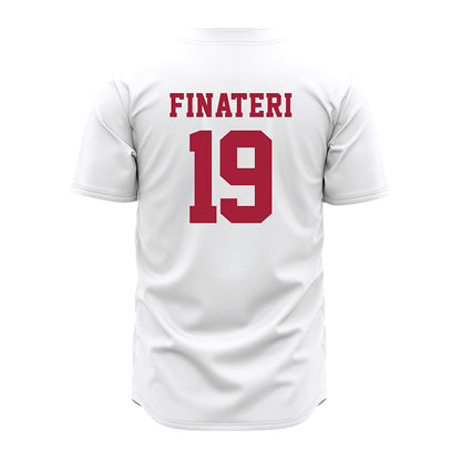 Alabama - NCAA Baseball : Aeden Finateri - White Jersey-3