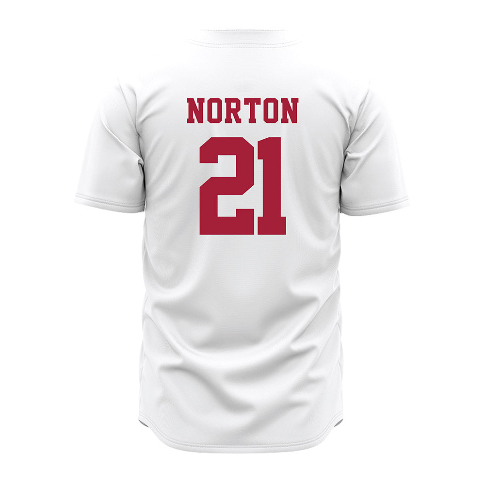 Alabama - NCAA Baseball : Brennen Norton - White Jersey-2