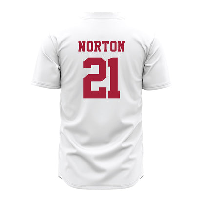 Alabama - NCAA Baseball : Brennen Norton - White Jersey-2