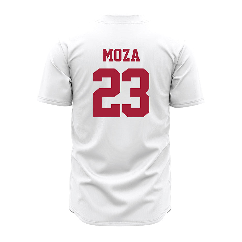 Alabama - NCAA Baseball : Aidan Moza - White Jersey-3