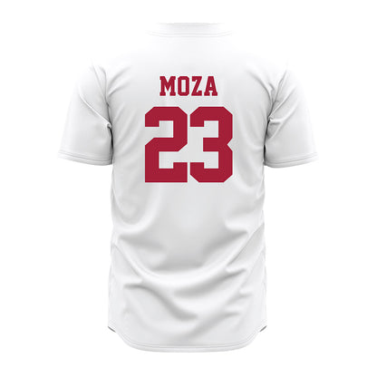 Alabama - NCAA Baseball : Aidan Moza - White Jersey-3