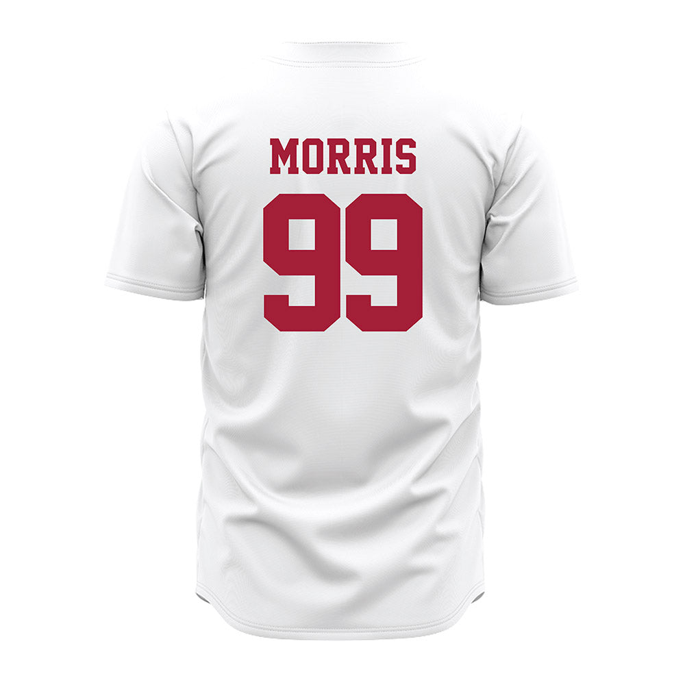 Alabama - NCAA Baseball : Austin Morris - White Jersey-3