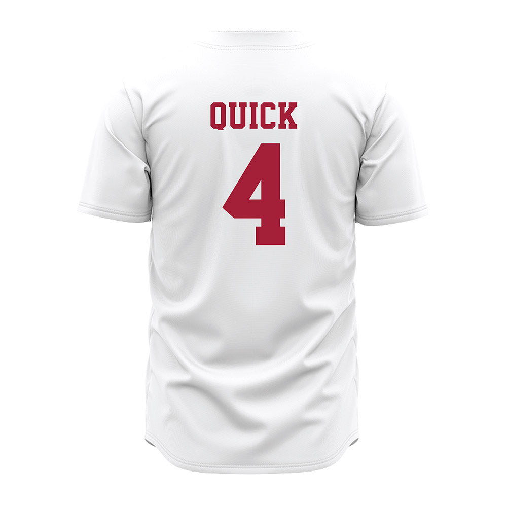 Alabama - NCAA Baseball : Riley Quick - White Jersey-2