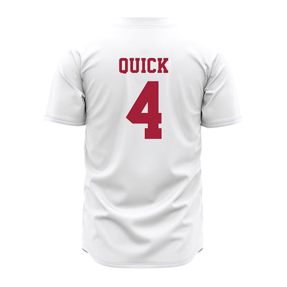 Alabama - NCAA Baseball : Riley Quick - White Jersey-2