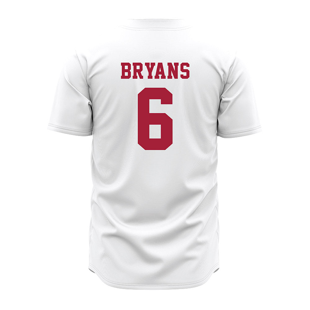 Alabama - NCAA Baseball : Beau Bryans - White Jersey-2