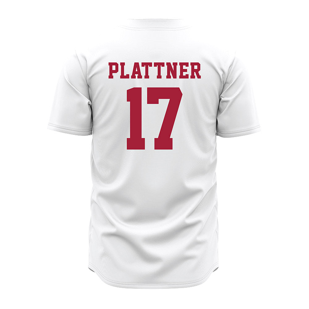 Alabama - NCAA Baseball : Will Plattner - White Jersey-2