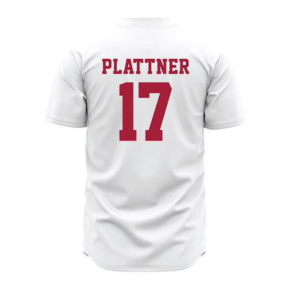 Alabama - NCAA Baseball : Will Plattner - White Jersey-2