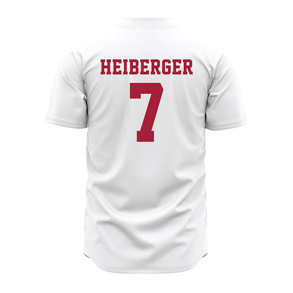 Alabama - NCAA Baseball : Matthew Heiberger - White Jersey-2