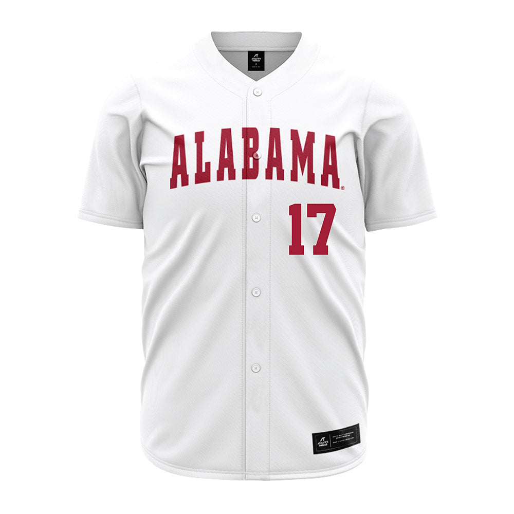Alabama - NCAA Baseball : Will Plattner - White Jersey-0