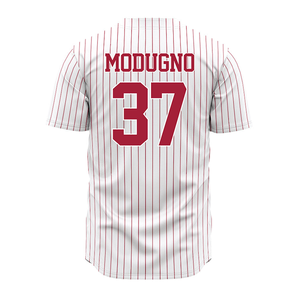 Alabama - NCAA Baseball : Andre Modugno - Pinstripe Jersey-3