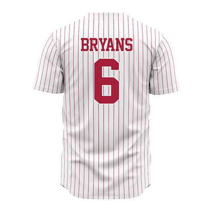 Alabama - NCAA Baseball : Beau Bryans - Pinstripe Jersey-2