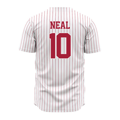 Alabama - NCAA Baseball : Brady Neal - Pinstripe Jersey-2