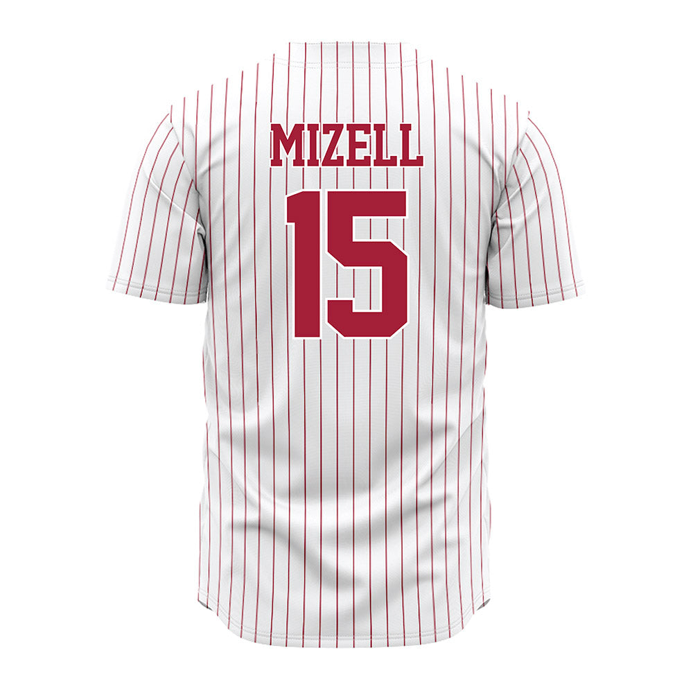 Alabama - NCAA Baseball : Coleman Mizell - Pinstripe Jersey-3