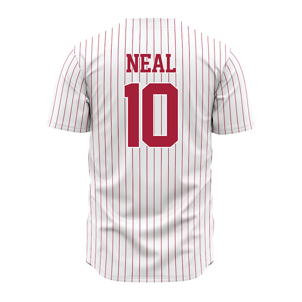 Alabama - NCAA Baseball : Brady Neal - Pinstripe Jersey-3