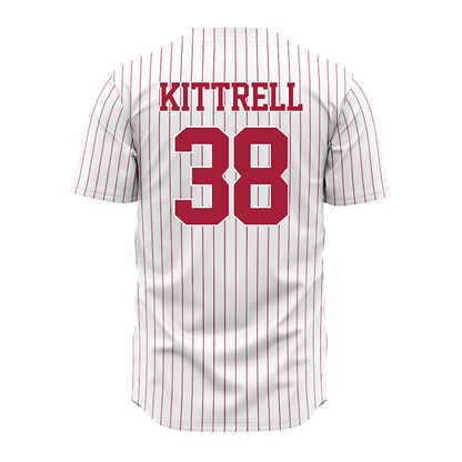 Alabama - NCAA Baseball : Zach Kittrell - Pinstripe Jersey-2
