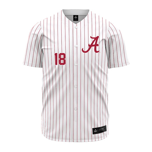 Alabama - NCAA Baseball : Will Hodo - Pinstripe Jersey-0