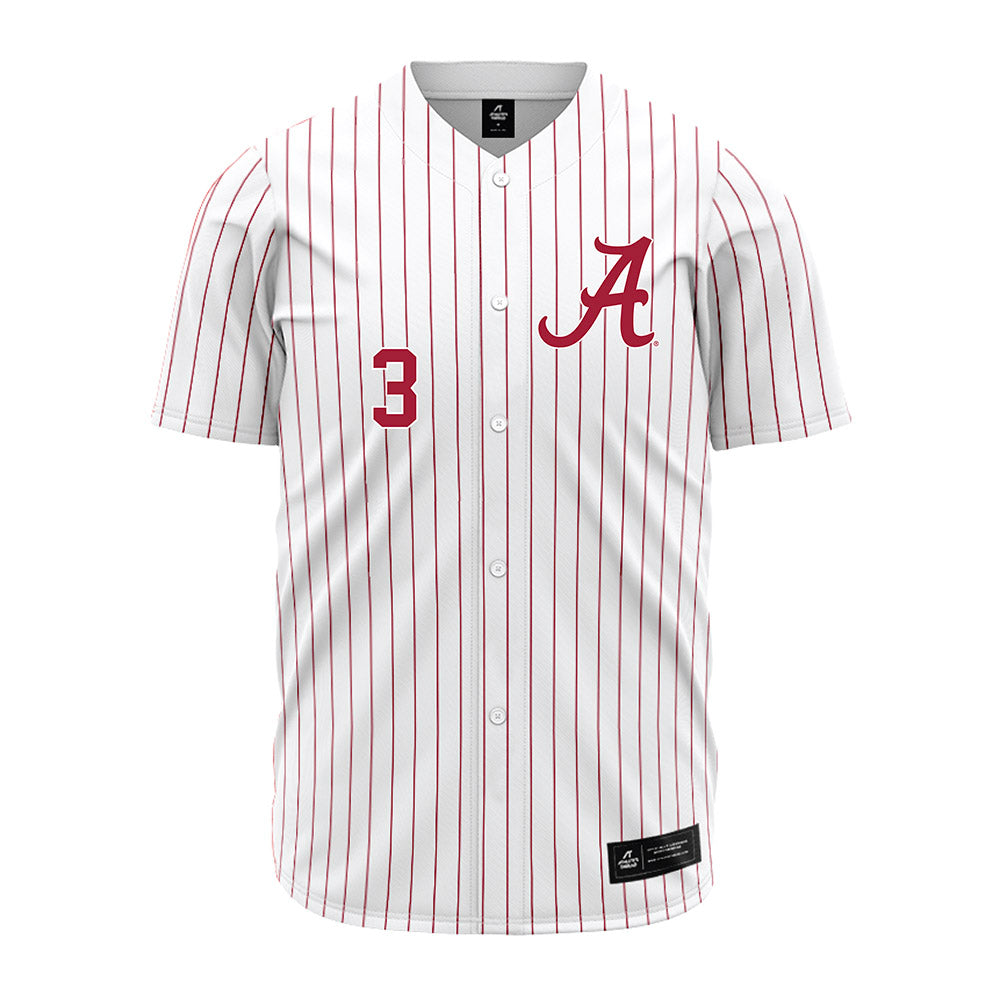 Alabama - NCAA Baseball : Kade Snell - Pinstripe Jersey-1