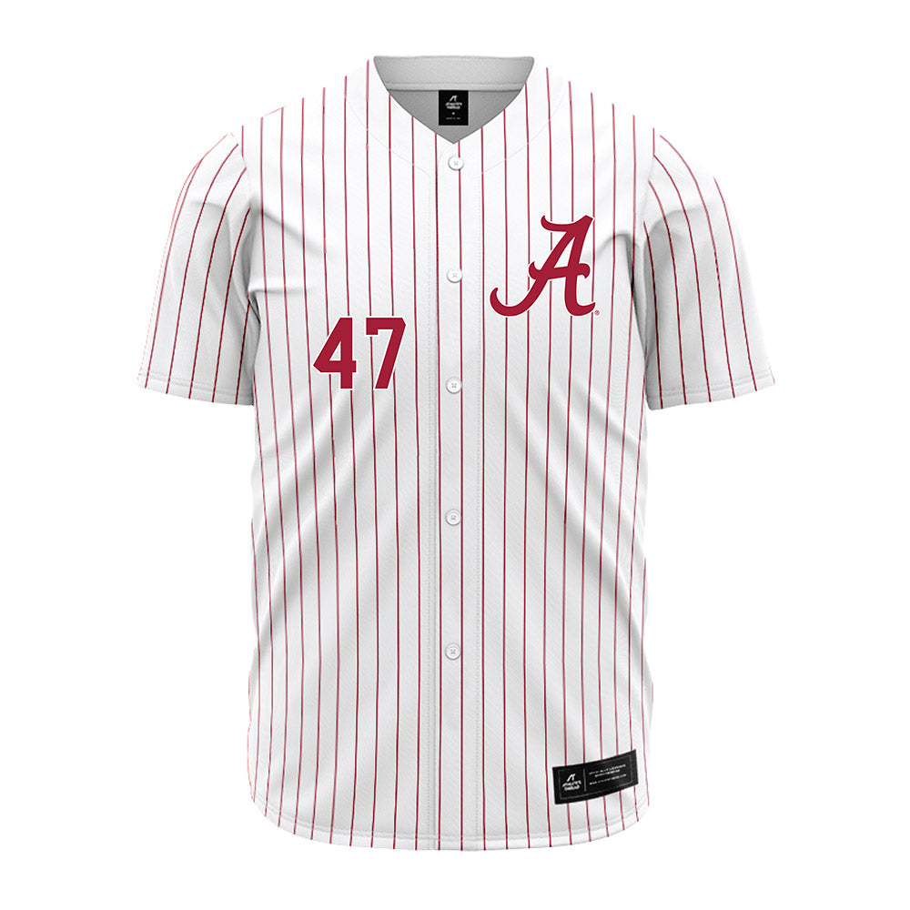 Alabama - NCAA Baseball : Jojo Williamson - Pinstripe Jersey-1