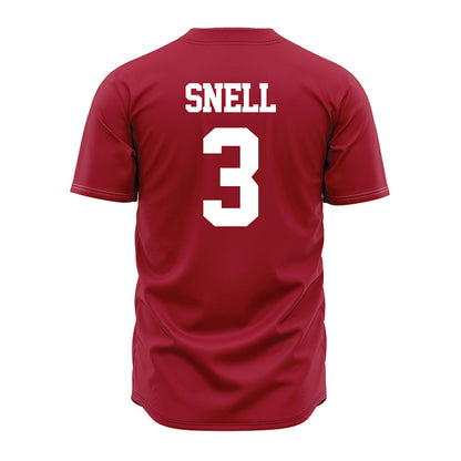 Alabama - NCAA Baseball : Kade Snell - Crimson Jersey-1