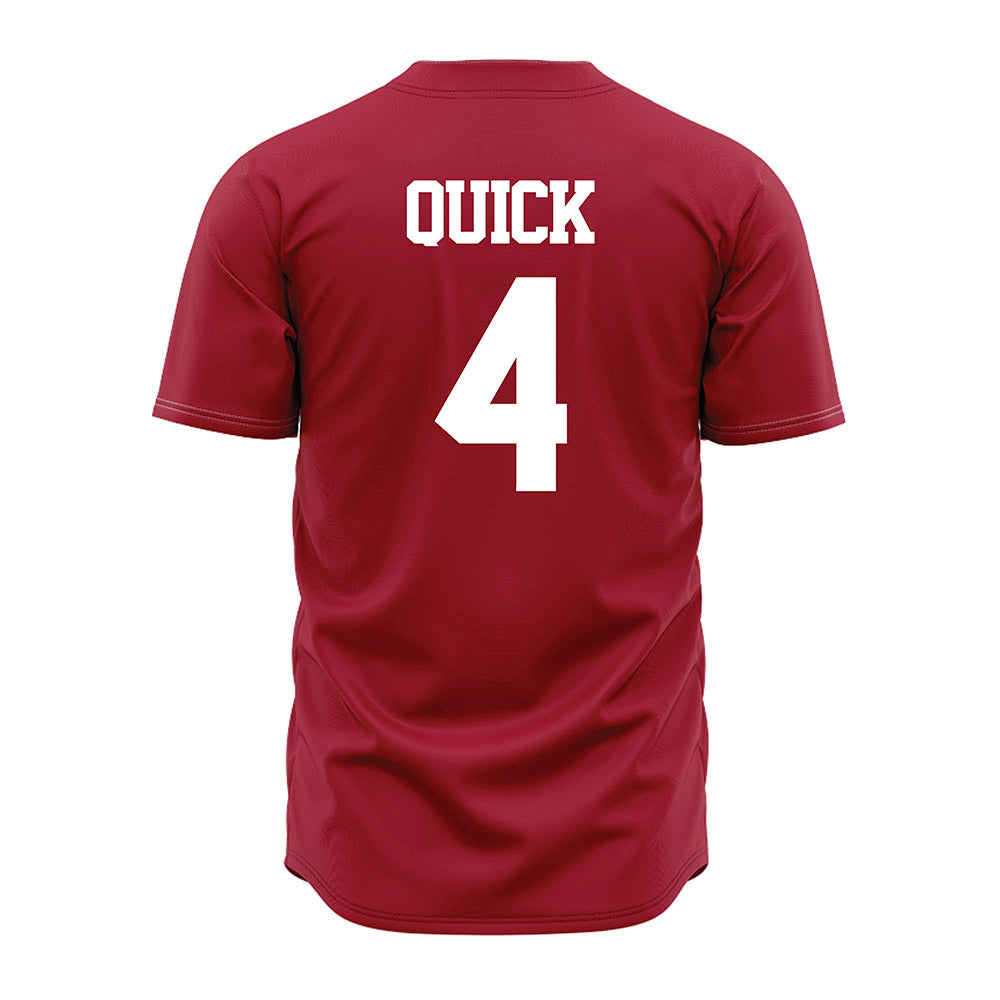 Alabama - NCAA Baseball : Riley Quick - Crimson Jersey-1