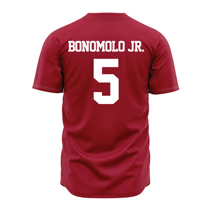 Alabama - NCAA Baseball : Richie Bonomolo Jr. - Crimson Jersey-1