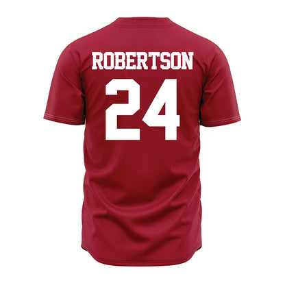 Alabama - NCAA Baseball : Tate Robertson - Crimson Jersey-1
