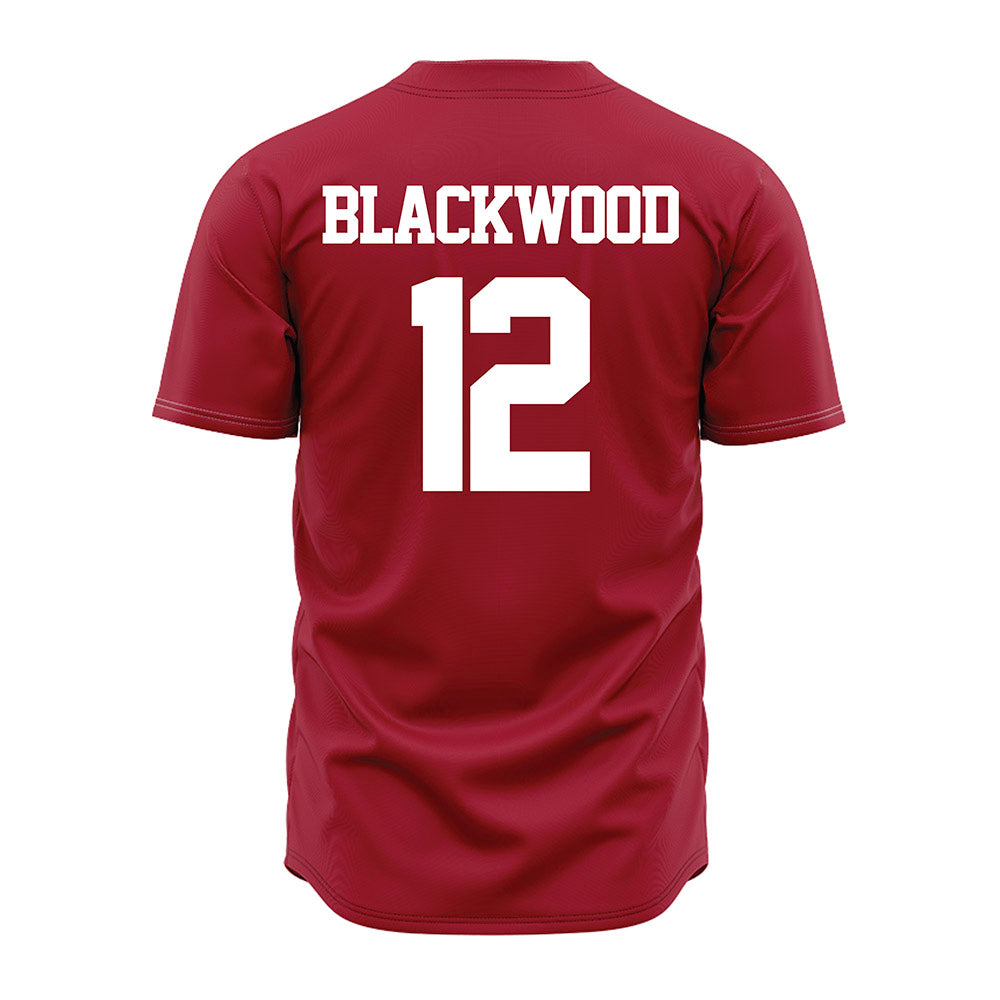Alabama - NCAA Baseball : JT Blackwood - Crimson Jersey-1