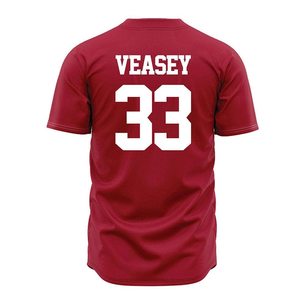 Alabama - NCAA Baseball : Ariston Veasey - Crimson Jersey-1