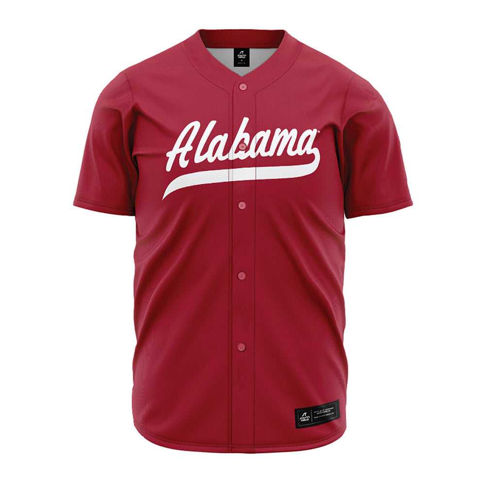Alabama - NCAA Baseball : Justin Lebron - Crimson Jersey-0