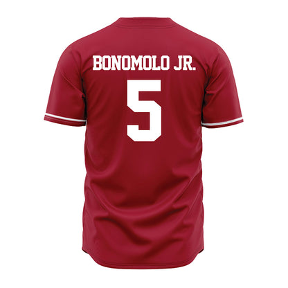 Alabama - NCAA Baseball : Richie Bonomolo Jr. - Cardinal Jersey-2