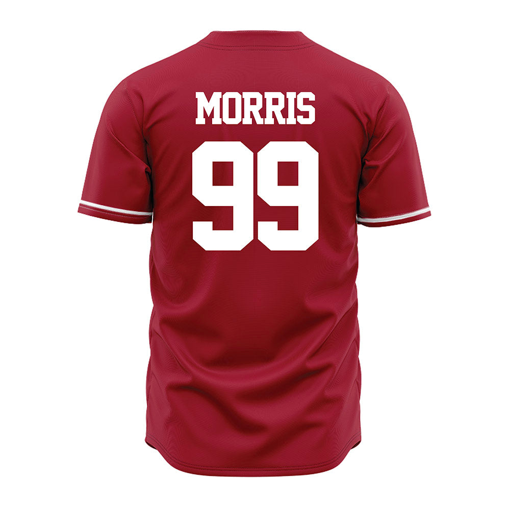 Alabama - NCAA Baseball : Austin Morris - Cardinal Jersey-3
