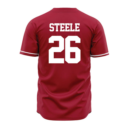 Alabama - NCAA Baseball : Peyton Steele - Cardinal Jersey-2