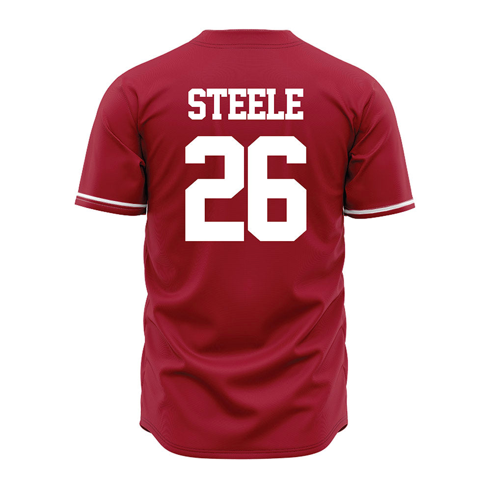 Alabama - NCAA Baseball : Peyton Steele - Cardinal Jersey-3