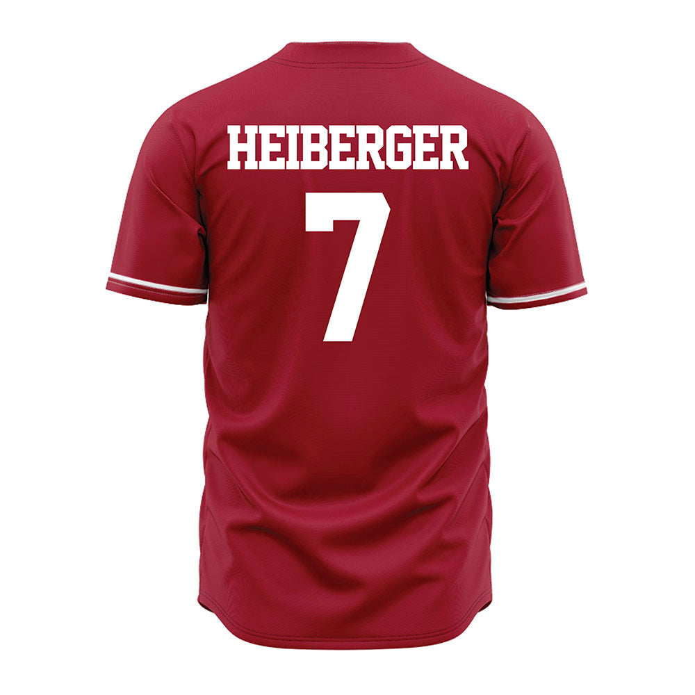 Alabama - NCAA Baseball : Matthew Heiberger - Cardinal Jersey-2