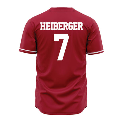 Alabama - NCAA Baseball : Matthew Heiberger - Cardinal Jersey-2
