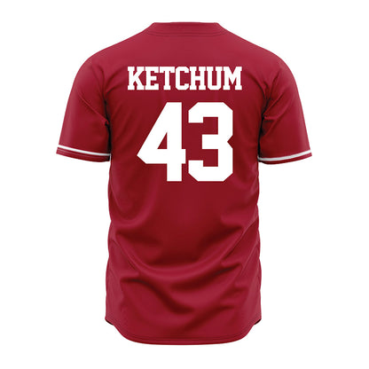 Alabama - NCAA Baseball : Jack Ketchum - Cardinal Jersey-2